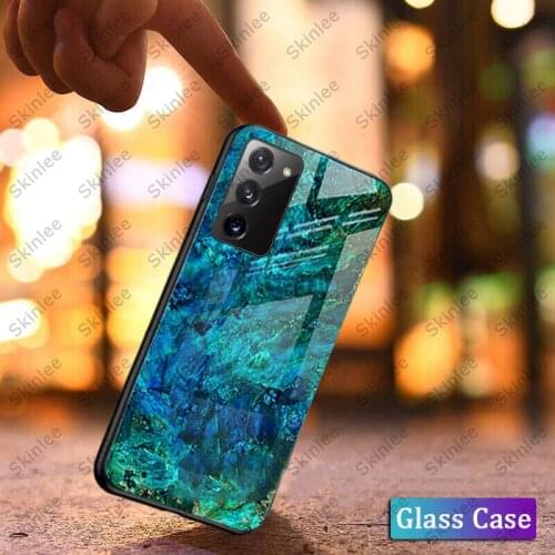 Tempered Glass Case For Samsung A03S A02S With Soft TPU Frame Shockproof Back Cover For Samsung Galaxy S21 S20 FE