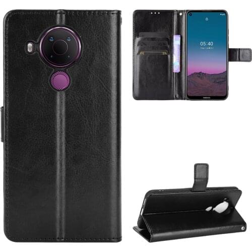Book Style PU Leather Case Cover for Nokia 5.4 Flip Wallet Phone Bags Cases with Stand for Nokia 5.4