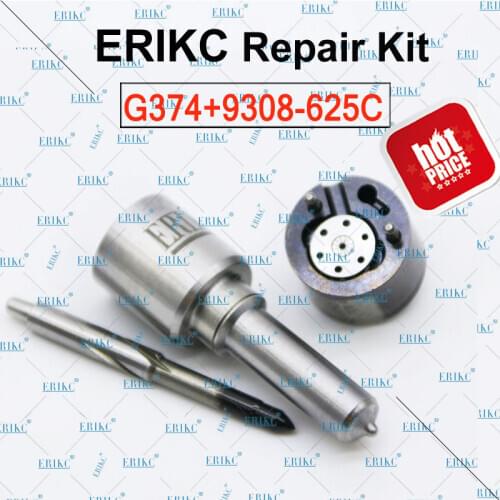ERIKC Nozzle L374 G374 Valve 9308-625C Diesel Injector Overhual Kits 7135-573 for Ssangyong Actyon Rodius EMBR00301D A6710170121