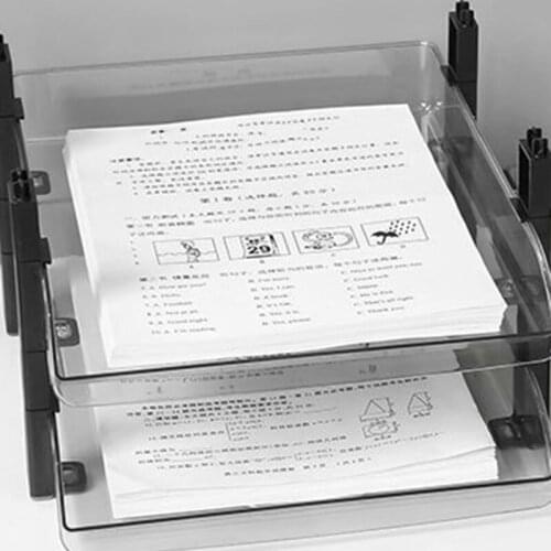 File Rack Information File Tray Storage Classification Office Desk Storage Storage Box Layered