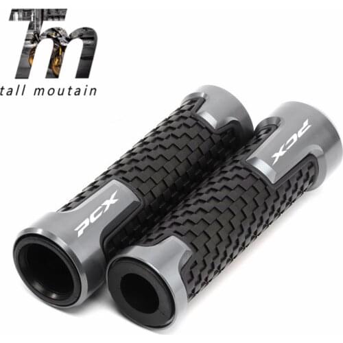 Wheel Tire Valve caps Airtight Covers + Handlebar grips handle grip for Honda PCX 125 150 pcx125 pcx150 all years