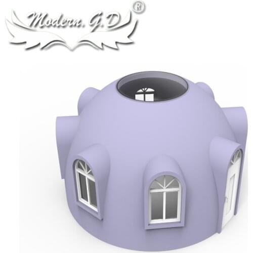 Circular Architecture Structure Warmest house Polystyrene dome room Modular