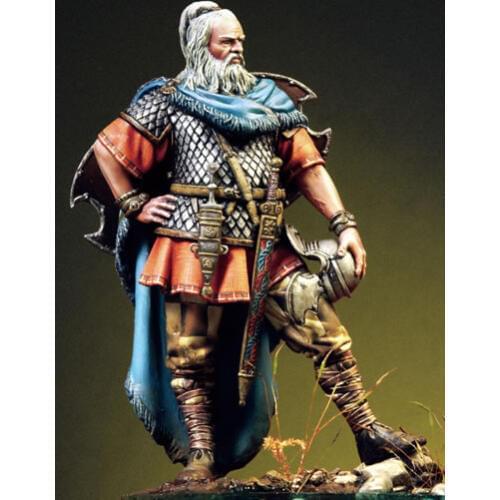 New Unassembled 1/24 75mm Marcomannic Warrior man soldier 75mm Resin Kit DIY figure Unpainted resin model