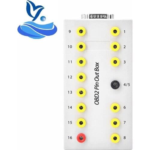 New OBD2 Repair Breakout Box Auto Tools Connector Tester Car Accessories 16Pin Manual Diagnostic Time Saving Protocol Detector