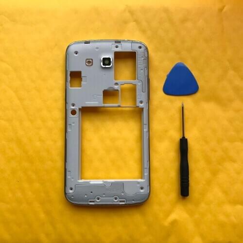 Original New Middle Frame Bezel For Samsung Galaxy Grand 2 Duos G7102 G7106 Telephone Body Cover Housing Cases