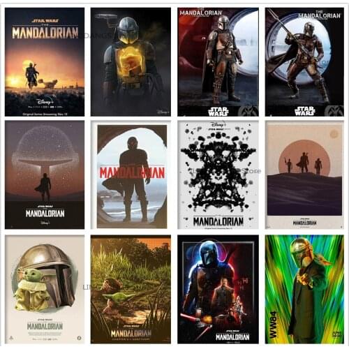 Disney Poster 5d Diy Diamond Painting Movie The Mandalorian Season 1 Diamond Mosaic Embroidery Cross Stitch Kits Home Decor Gift