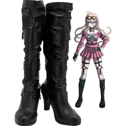 Danganronpa V3: Killing Harmony Iruma Miu Games Customize Cosplay High Heels Shoes Boots