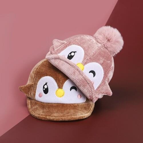 Baby Boy Girl Hat Accessories Kids Cap Cotton Warm Cartoon Hat Boys Autumn Winter Cotton Caps Newborn Photography Props Children