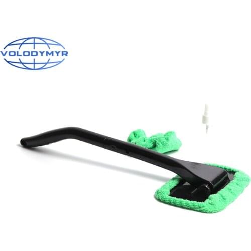 Microfiber Car Window Cleaner Detailing Brush with PP Handle Detailer for Auto Cleaning Detail Washing Carcleaning Carwash