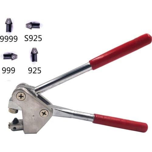 Jewellery Stamp 925 999 18k 24k Silver Steel Punch for Jewelry Word Print Plier Assorted Ring Stamp Punch 1pcs