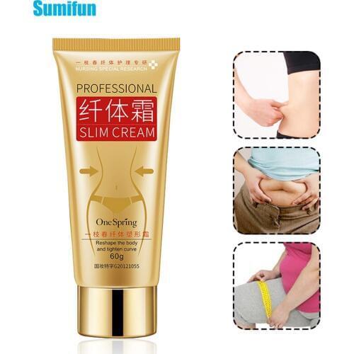 Sumifun 1pcs Professional Slim Cream Cellulite Fat Burner Body Weight Loss Anti Cellulite Leg Waist Effective Ointment P1036