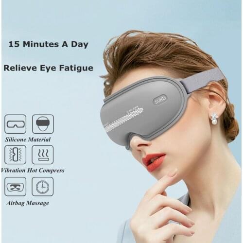 Ogen 4D Smart Airbag Trillingen Warm Kompres Verlicht Oogvermoeidheid en Donkere Kringen Bluetooth Muziek Opladen Oogzorg