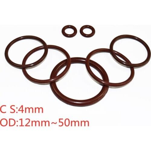 CS 4mm OD 1mm~50mm fluorine rubber O-rings seal ring