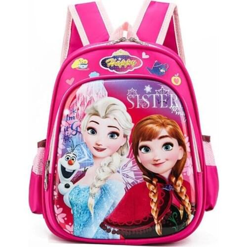 Disney Schoolbag Frozen 3D Backpack School Bags For Girls Waterproof Child Elsa Multi style Book bag Kids Bag Satchel