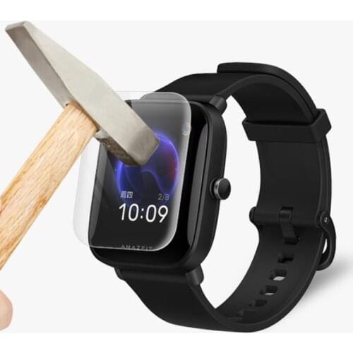 5pcs Soft TPU Smartwatch LCD Protective Film Guard For Amazfit Bip U/Pro/Pop Smart Watch Full Screen Protector Cover Accessories