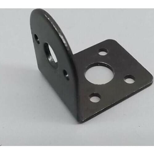 1pcs 25mm DC Gear 370 Motor Bracket Mounting HQ Metal Black L Shape Fixed Support Mounting Bracket for DIY Robot Car Accessories