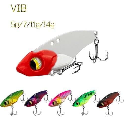 1PC 5-14g Fishing Lure Wobblers Jerkbait Vibe Vibration Bionic Fake Luya Bait Artificial Set for Bass Goods Tackle Accessories
