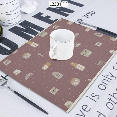 1 Piece Of Milk Bread Printed Napkin Cloth Home Table Decoration Table Mat Untersetzer Towel Tea Towel Coaster 42*32 Servilletas