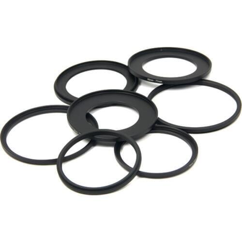 2pcs 55-58mm 55-62mm 55-67mm 55-72mm 55-77mm 55-82mm 62-67mm 62-72mm 62-77mm 62-82mm Step Up Ring Filter Adapter