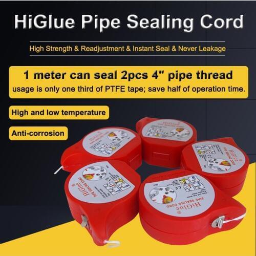 20M X5PCS Pipe Sealing Cord For Pump Water Gas Oil Faucet Valve Sealing