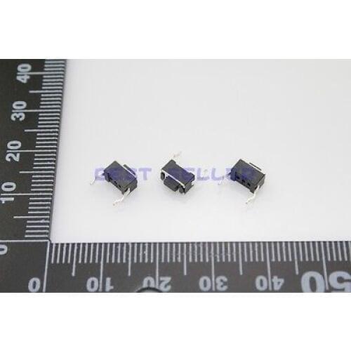 200pcs 2pin Tact Switch Push Button 3*6*4.3 3mm*6mm*4.3mm Through Hole SPST-NO