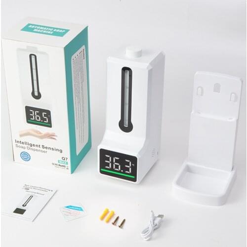 Non-contact Infrared Thermometer and Automatic Soap Dispenser Infrared Sensor Hands Washing Sanitizer