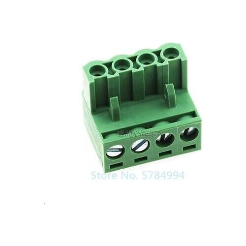 Free shipping 100PCS 2EDGK-5.08-4P KF2EDG female plug/Pitch 5.08mm connector plug-in pcb terminal 4PIN