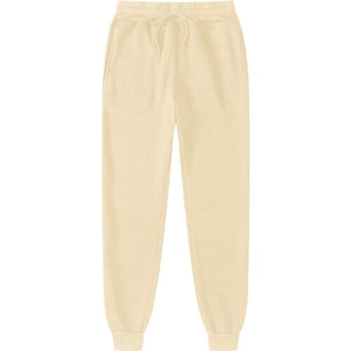 New Sweatpants Mens Streetwear Pants Fashion Pencil Linen Pants Men Full Length Drawstring Trousers For Men Casual Pants