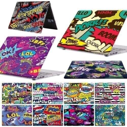 For Huawei MateBook D14 D15/MateBook 13 14 /MateBook X Pro 13.9 2019 Graffiti art Laptop Shell Anti-Scratch case cover