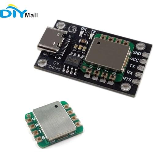 GY-95T 9 Axis Sensor Three Axis Acceleration Gyroscope Magnetic Field Attitude Angle Module Serial Port Output GY-95T-USB