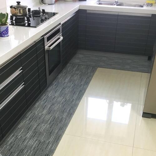 Kitchen Carpets Anti-skiddin Water Uptake Oil Absorption Carpet Long Corridor Door Bathroom Mat Door Mat Area Rug for Bedroom