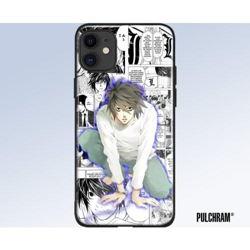 L Lawliet death note anime Tempered Glass Soft Silicone Phone Case Cover Shell For iPhone SE 6s 7 8 Plus X XR XS 11 Pro Max