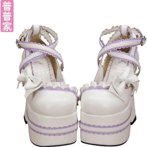 Princess sweet lolita shoes Summer and spring fashion and lovely cute lace sweet soft sister womens high heel shoes pu9802