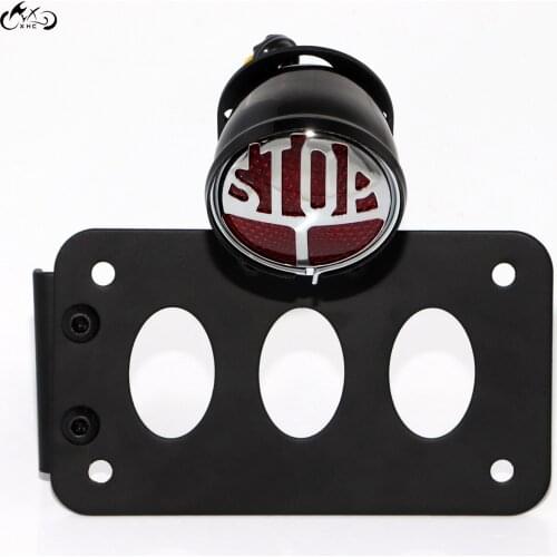 Motorcycle Side Mount Rear Tail Light License Plate Bracket For Harley Dyna Electra Road Glide FLHT Road King FLHR Sportster 883