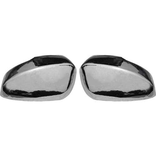 NEW-Car Chrome Rearview Side Glass Mirror Cover Trim Frame Side Mirror Caps Replacement for Mitsubishi Xpander 2017 2018