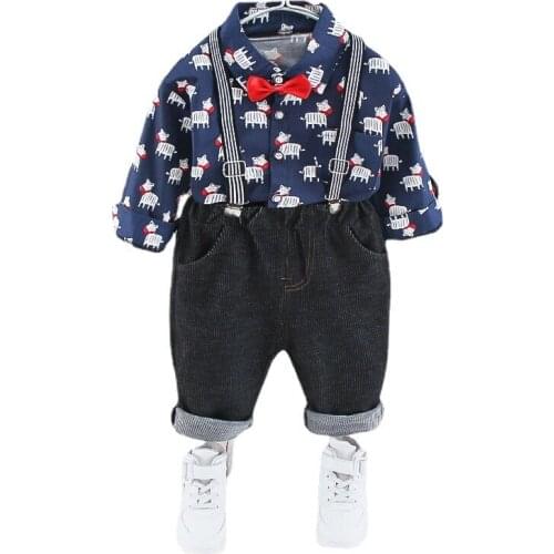 New Spring Children Boys Fashion Clothes Baby Girls Cartoon Shirt Pants 2Pcs/sets Autumn Kids Infant Costume Toddler Sportswear