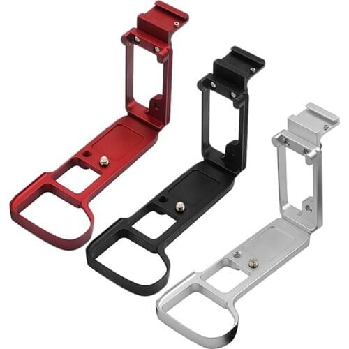 Vertical Shoot Hand Grip with Hot Shoe for Sony A9 A7 MARK III A7III A7RIII A7R3 Quick Release L Plate Camera Bracket Holder