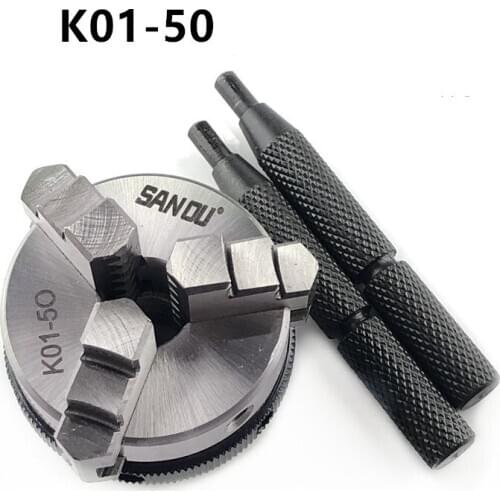 SAN OU K01-50 3-jaw self-tightening lathe chuck 50mm