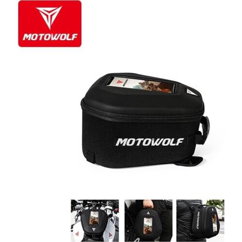 Motorcycle fuel tank bag/Additional earphone buckle /Travel bag /Waterproof Schoolbag Multifunctional EVA Protect shell bag