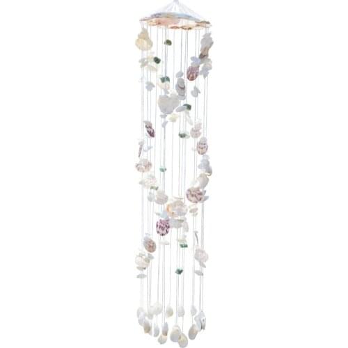 CREATIVE 19 HANDMADE JAPANESE SHELL WIND BELLS MEN AND WOMEN BIRTHDAY GIFTS BEDROOM BALCONY ROOM PENDANT DOOR ORNAMENTS