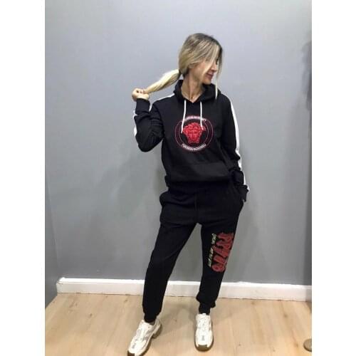 Spring/Autumn 2022 Women Brand Fabric Tracksuit Suit Female Tracksuit Hoodies And Pants Sportswear