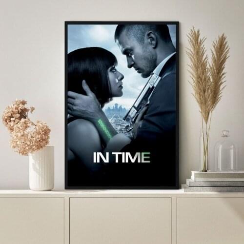 In Time Movie Poster Canvas Print Wall Painting Home Decoration