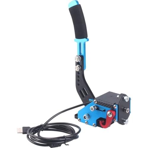 16Bit PC USB Handbrake for SIM Auto Racing Games G25/G27/G29 T500 Steel & Aluminum RALLY Adjustable For PC Windows DIRT RALLY