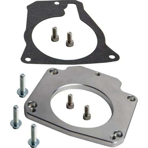 1x Throttle Body Adapter Gaskets Kit for LS 4 Bolt Intake to 3 Bolt For intake manifolds (up to 102mm)