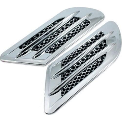 2PCS Fake Air Outlet Shark Gill Car Decoration Air Outlet For Skoda Volkswagen vw POLO Tiguan Passat CC Golf GTI R20 R36 EOS