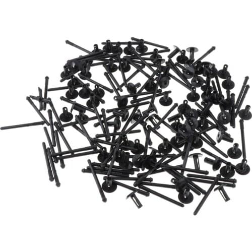 200 Pieces Push-Type Nylon Fender Flare Fastener Rivet Car Clips Bumper Clips for BMW X1X3X5X6