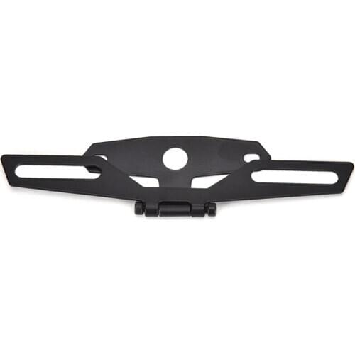 2017 Adjustable Folding Motorcycle License Plate Holder Tail Light Bracket Mount Support Black color