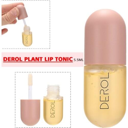 5.5ml Plant Extracts Plumping Lip Serum Lips Care Moisturizing Lip Repairing Lip Plumper Oil Enhancer Fine Lines