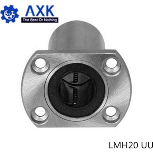 8pcs/lot Free shipping LMH20UU 20mm flange linear bearing CNC Linear Bush LMH20
