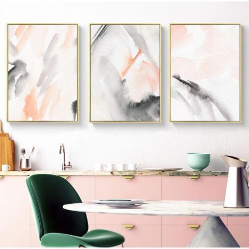 Abstract Art Watercolor Ink Painting Rendering Art Beautification Wall Poster Living Room Bedroom Decoration Abstract Painting